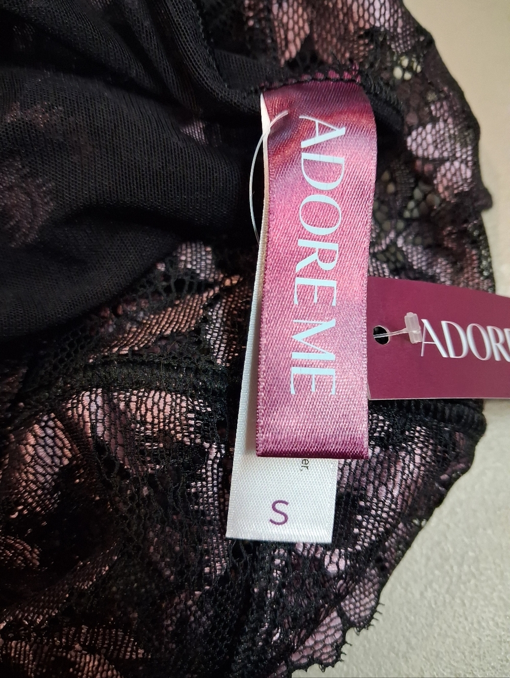 New Adore Me Size S Calissa Lace Bodysuit - Picture 5 of 6
